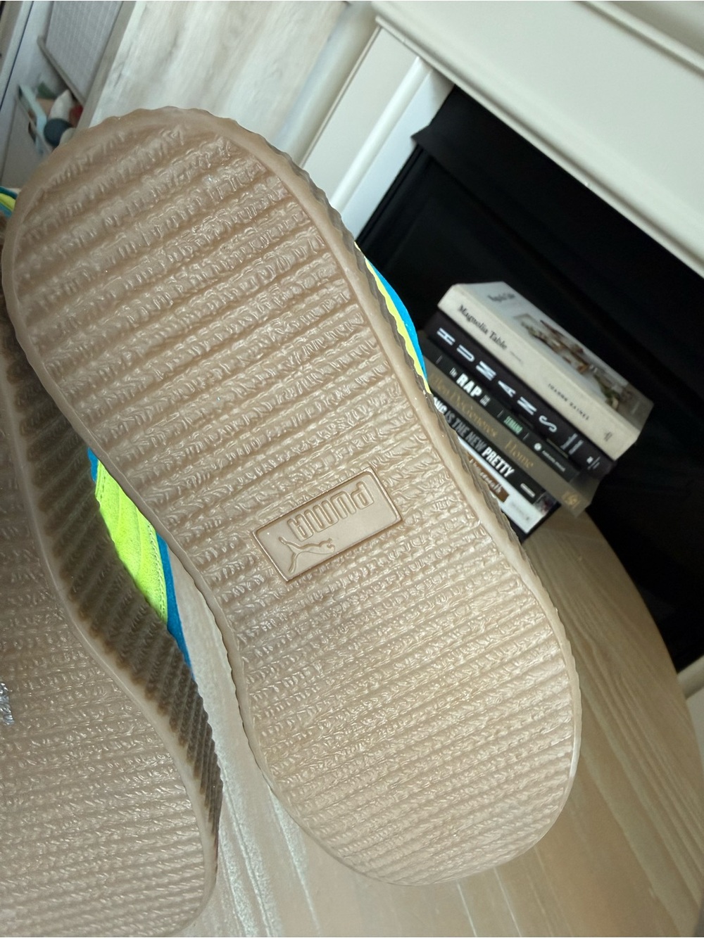 Puma X Fenty|Creeper sneakers in Blue Surf Suede chunky Platform Sneakers•••NWT - Picture 11 of 15